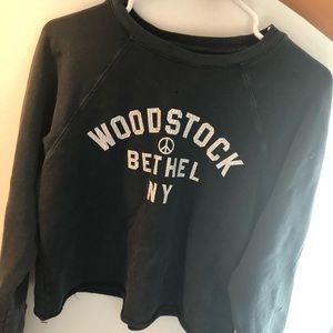 Free people brand vintage distressed pull over